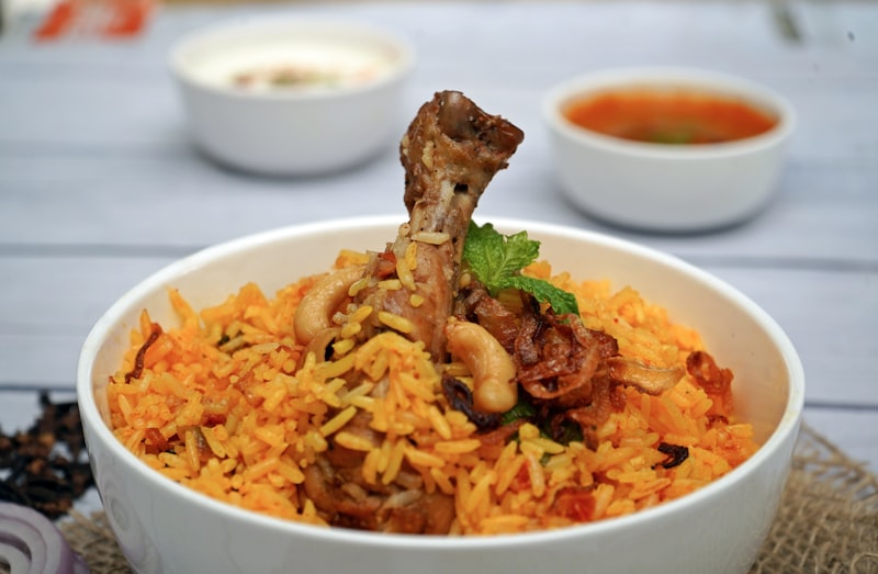 Lamb biryani
